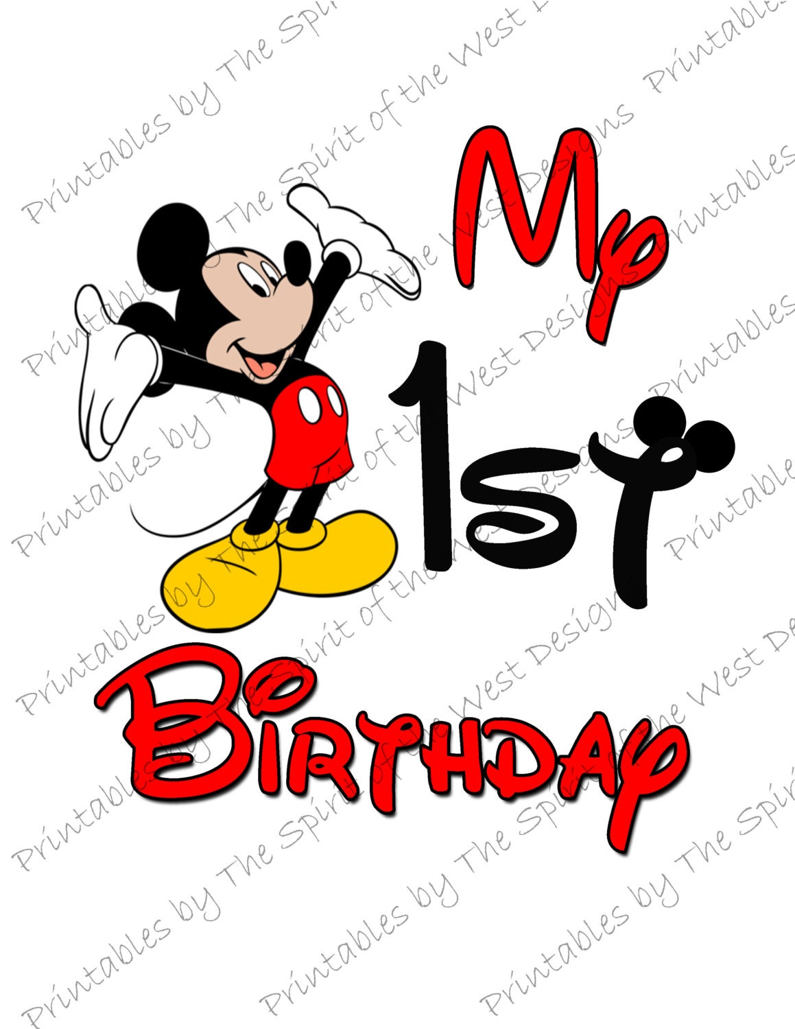 Detail Mickey Mouse Birthday Pictures Nomer 7