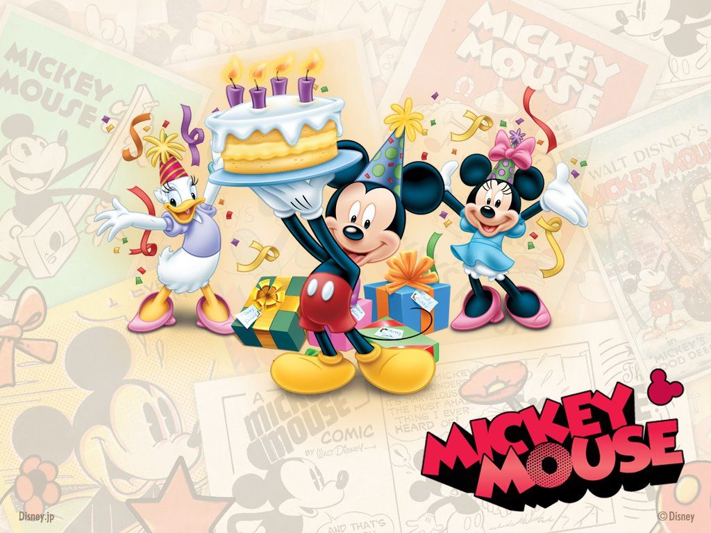 Mickey Mouse Birthday Wallpaper - KibrisPDR