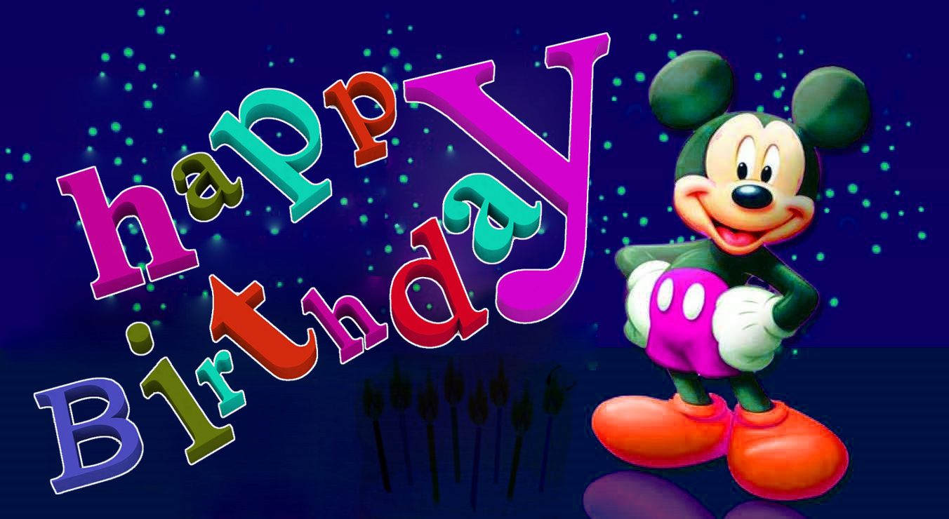 Detail Mickey Mouse Birthday Wallpaper Nomer 11