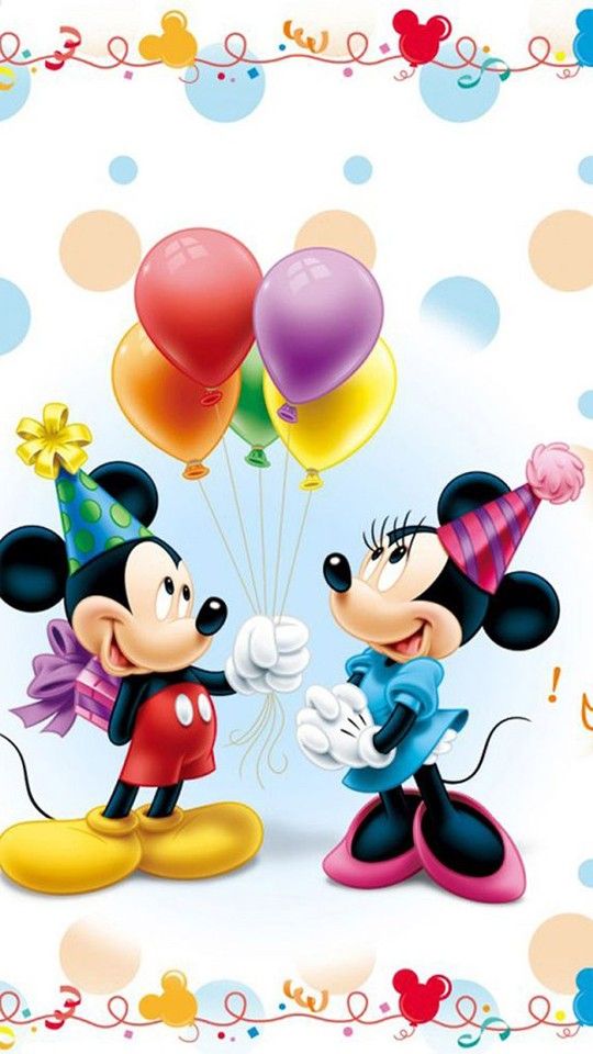 Detail Mickey Mouse Birthday Wallpaper Nomer 22