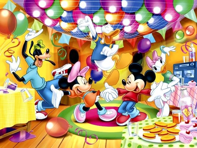 Download Mickey Mouse Birthday Wallpaper Nomer 26