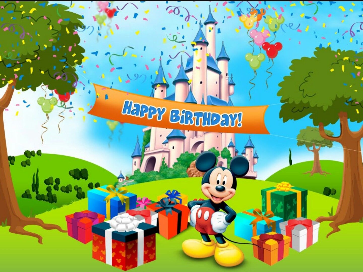 Detail Mickey Mouse Birthday Wallpaper Nomer 7