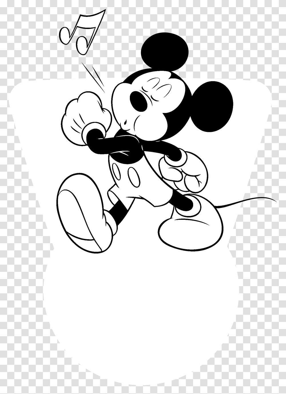 Detail Mickey Mouse Black And White Png Nomer 28