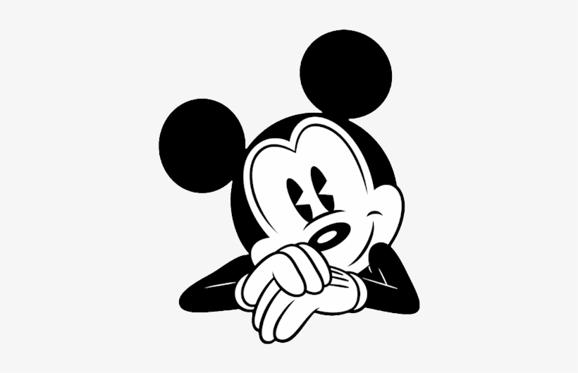 Detail Mickey Mouse Black And White Png Nomer 5