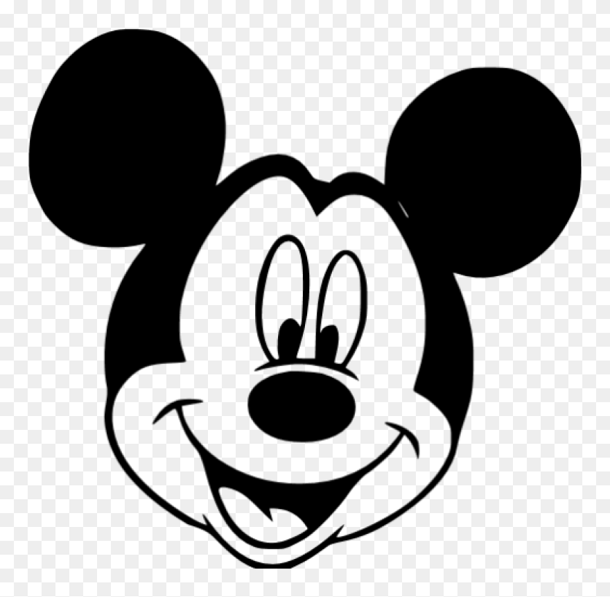 Detail Mickey Mouse Black And White Png Nomer 7