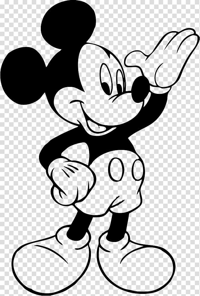 Detail Mickey Mouse Black And White Png Nomer 8