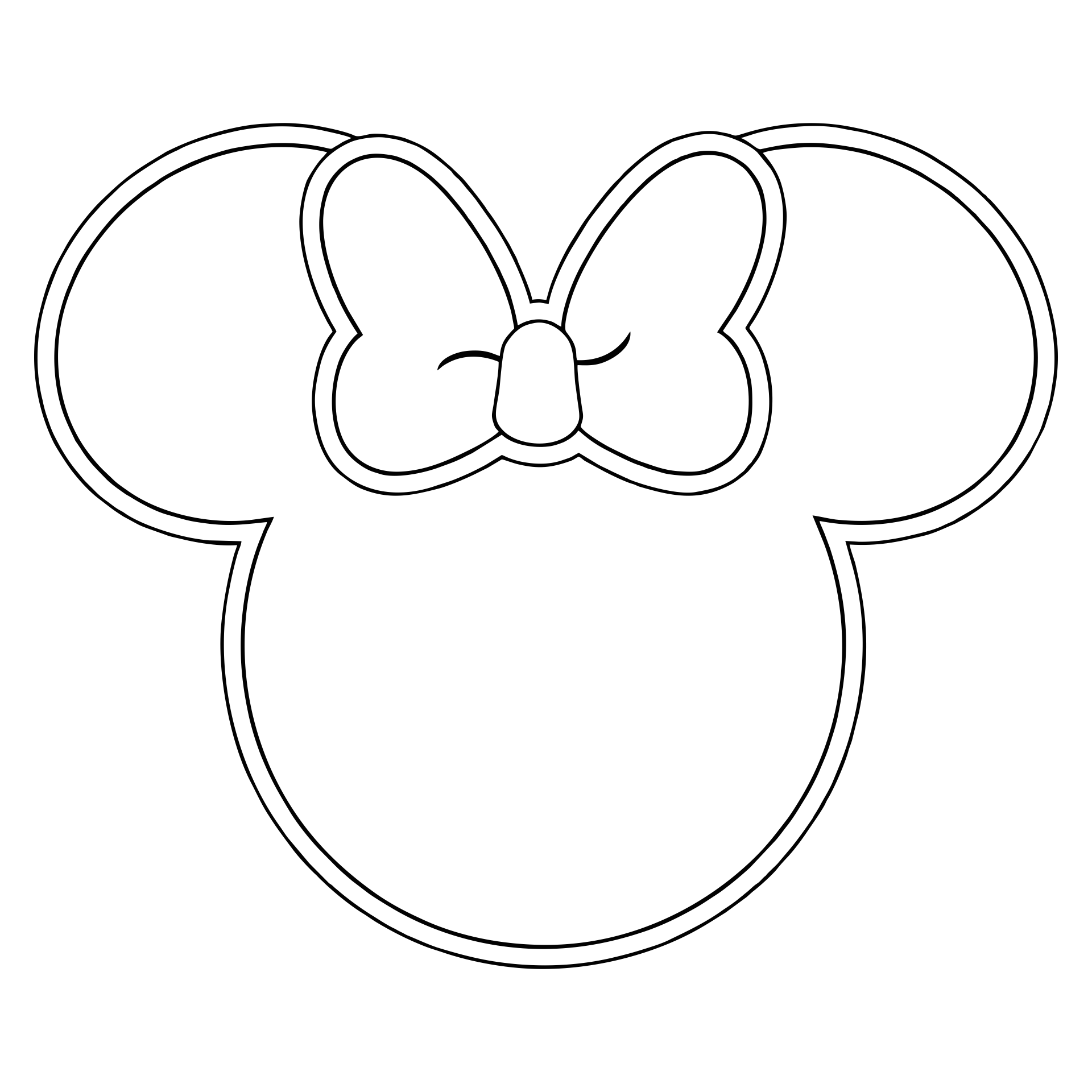Detail Mickey Mouse Cake Template Free Nomer 29