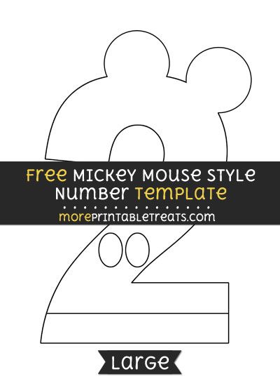 Detail Mickey Mouse Cake Template Free Nomer 7