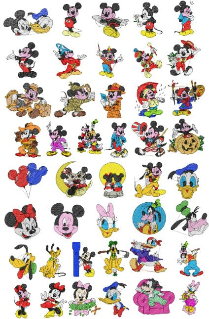 Detail Mickey Mouse Cartoon Characters Nomer 33