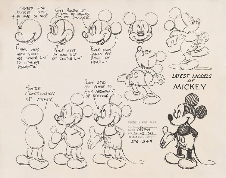 Detail Mickey Mouse Character Design Nomer 4
