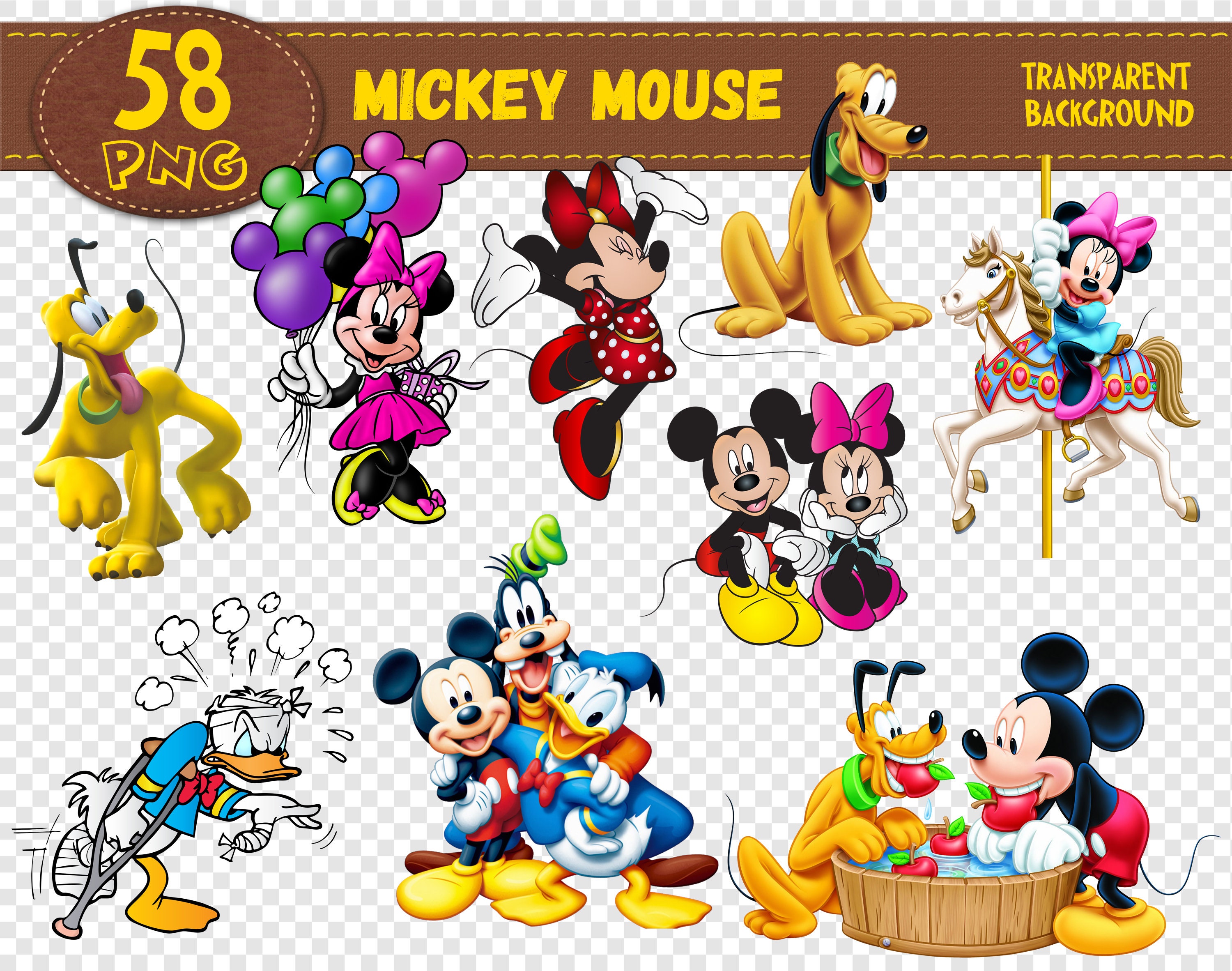 Detail Mickey Mouse Characters Clipart Nomer 38