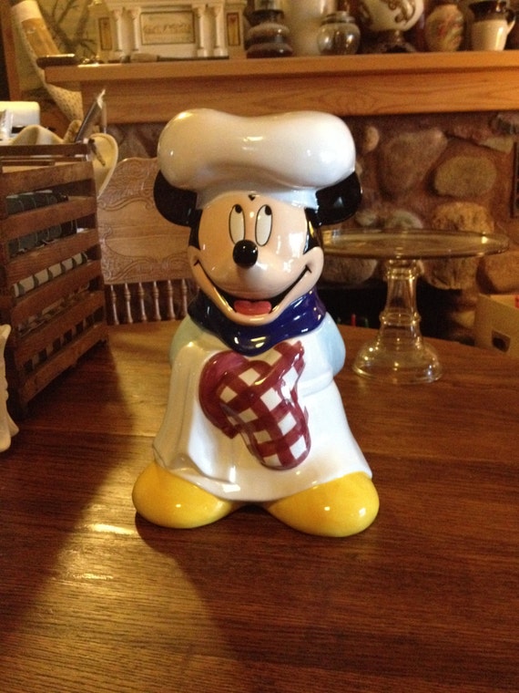 Detail Mickey Mouse Chef Cookie Jar Nomer 16