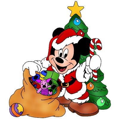 Detail Mickey Mouse Christmas Clipart Nomer 14