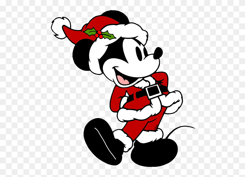 Detail Mickey Mouse Christmas Clipart Nomer 19