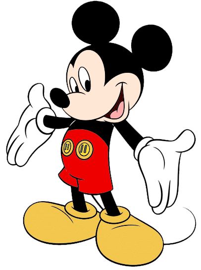 Detail Mickey Mouse Clip Art Images Nomer 23