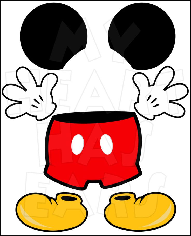 Detail Mickey Mouse Clip Art Images Nomer 50