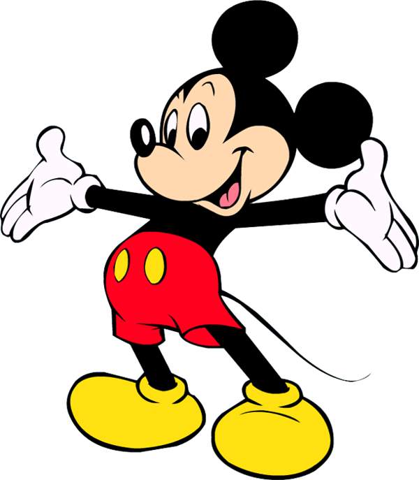 Detail Mickey Mouse Clip Art Images Nomer 7