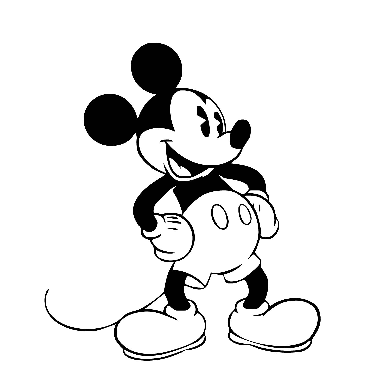 Detail Mickey Mouse Clipart Free Nomer 44
