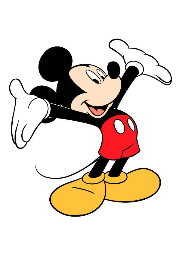 Detail Mickey Mouse Cliparts Nomer 14