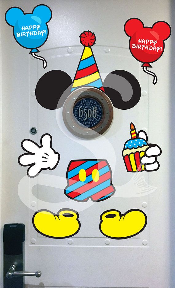 Detail Mickey Mouse Cruise Door Magnets Nomer 46