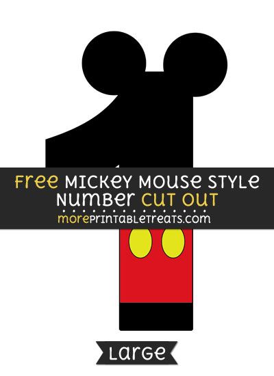 Detail Mickey Mouse Cutouts Free Nomer 11