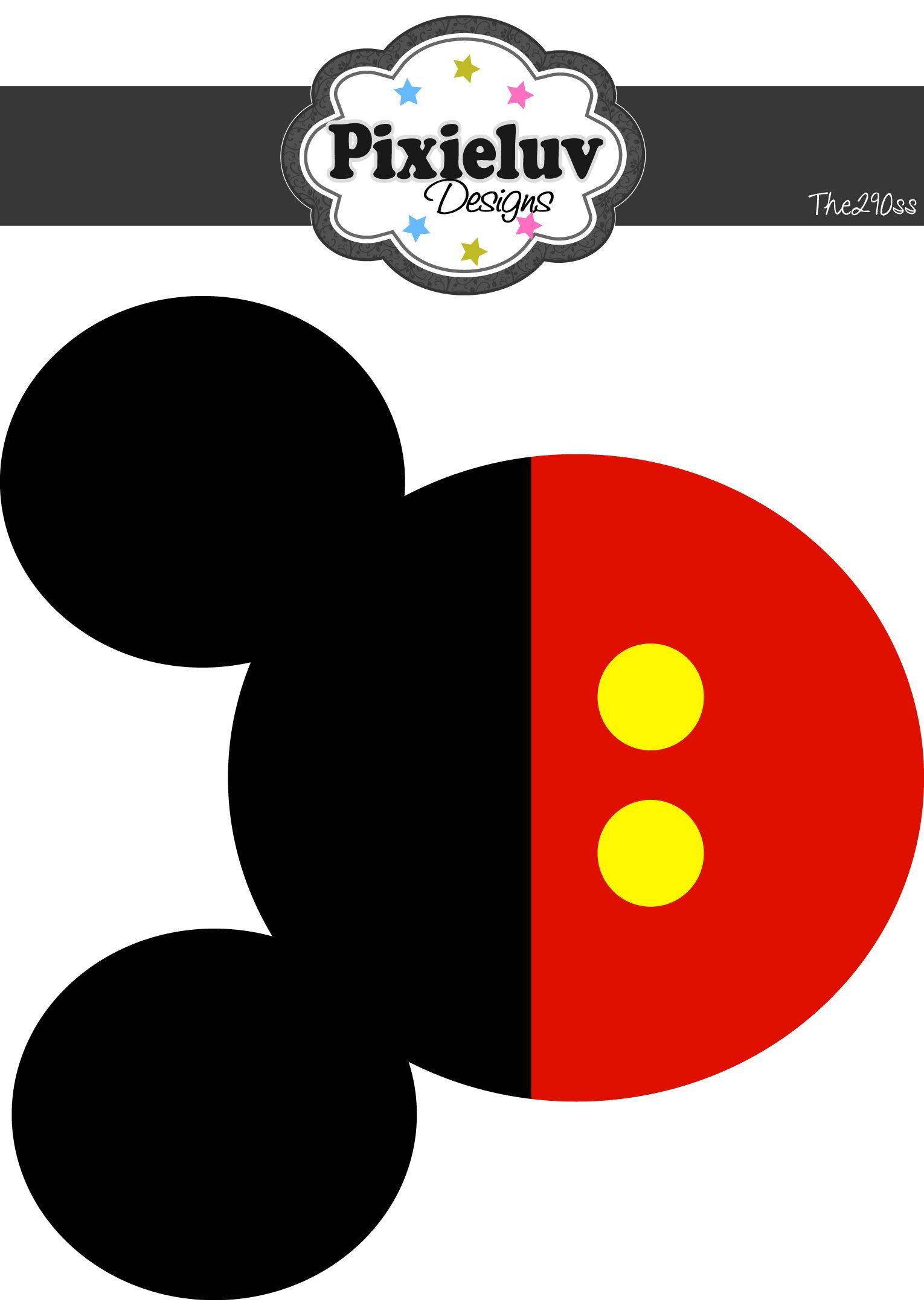 Detail Mickey Mouse Cutouts Free Nomer 3