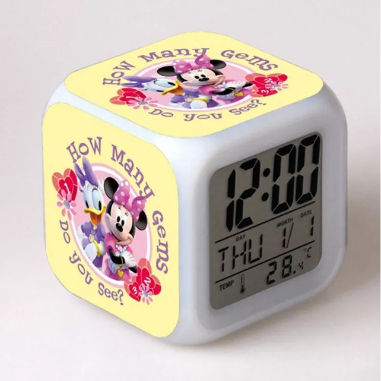 Detail Mickey Mouse Digital Alarm Clock Nomer 34