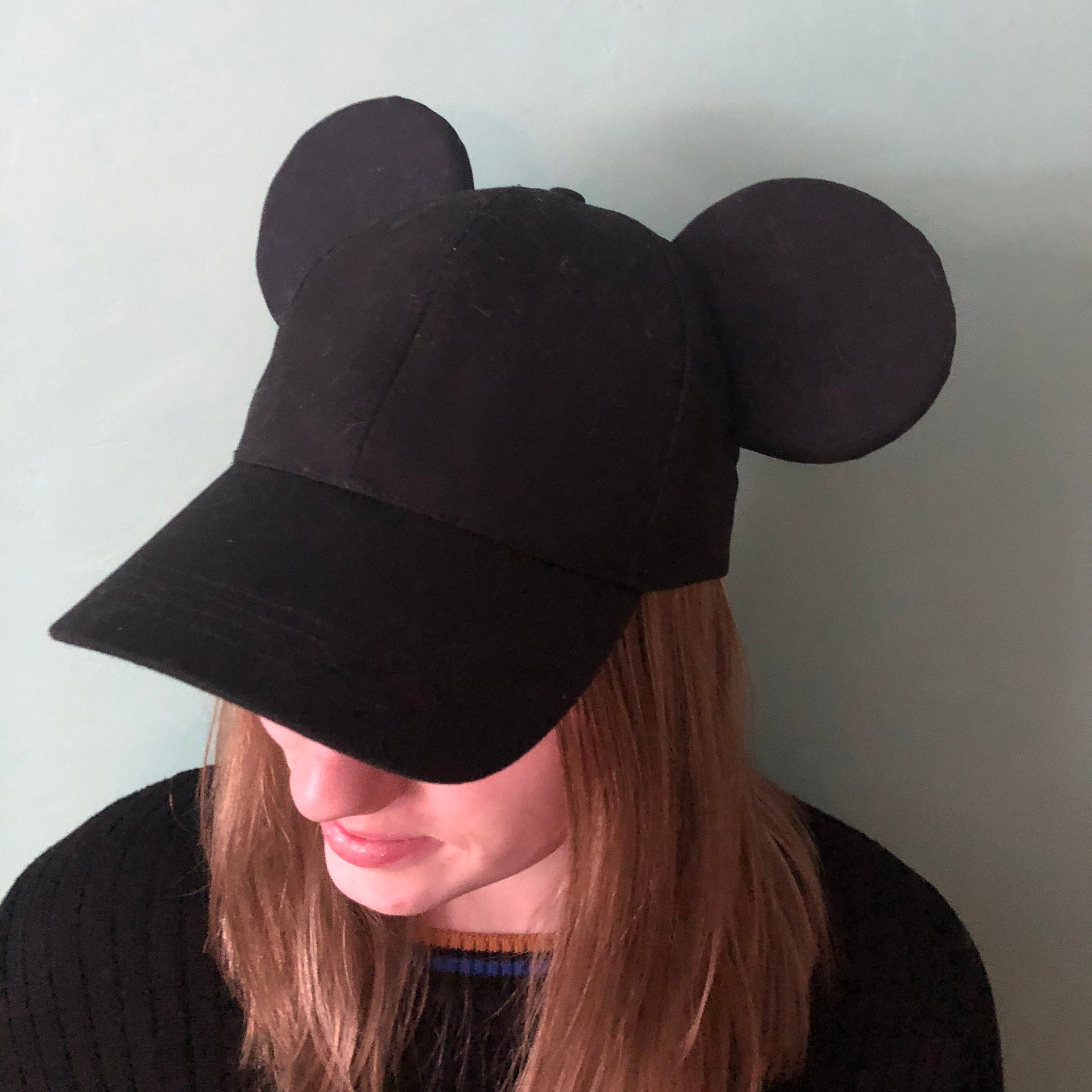 Detail Mickey Mouse Ears Baseball Hat Nomer 18