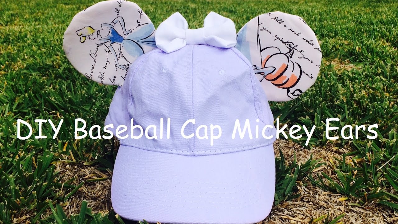 Detail Mickey Mouse Ears Baseball Hat Nomer 36
