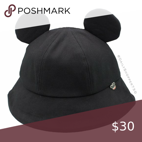 Detail Mickey Mouse Ears Bucket Hat Nomer 6