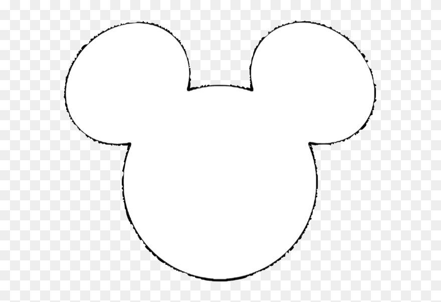 Detail Mickey Mouse Ears Silhouette Clip Art Nomer 9