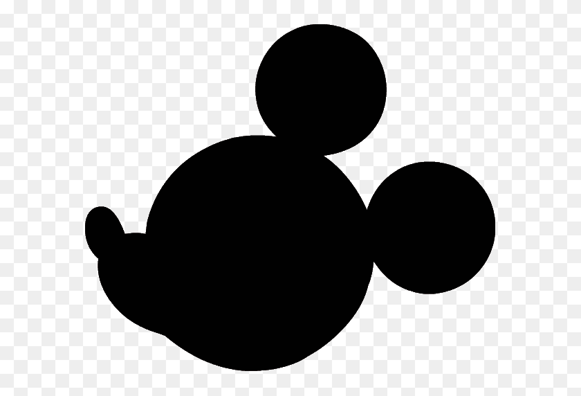 Detail Mickey Mouse Ears Silhouette Clip Art Nomer 10
