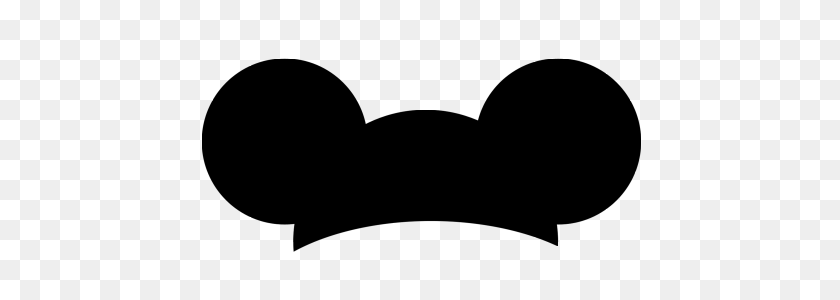 Detail Mickey Mouse Ears Silhouette Clip Art Nomer 16