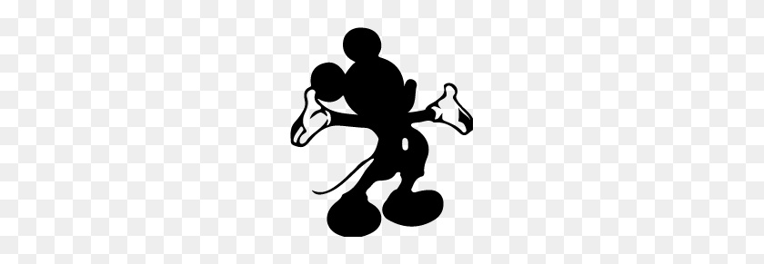 Detail Mickey Mouse Ears Silhouette Clip Art Nomer 32