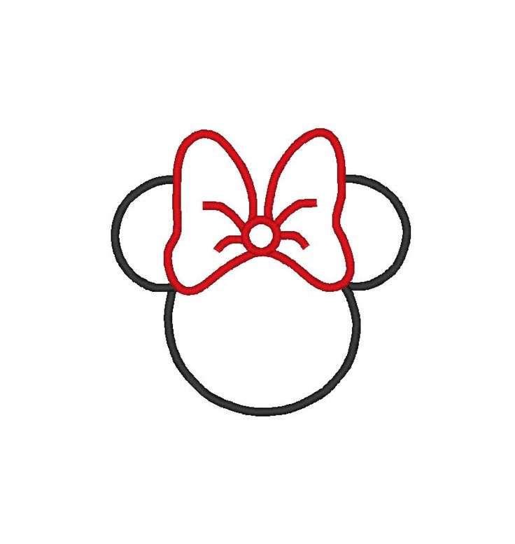 Detail Mickey Mouse Ears Silhouette Clip Art Nomer 37