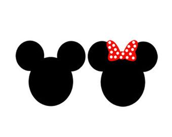 Detail Mickey Mouse Ears Silhouette Clip Art Nomer 42