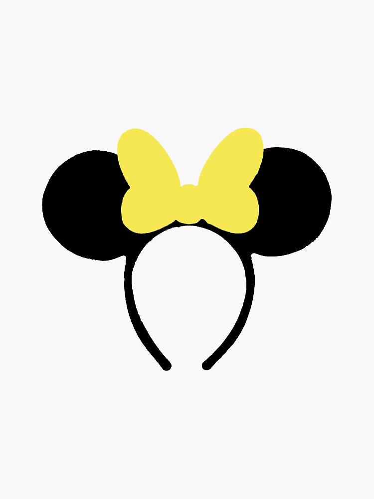 Detail Mickey Mouse Ears Stickers Nomer 20