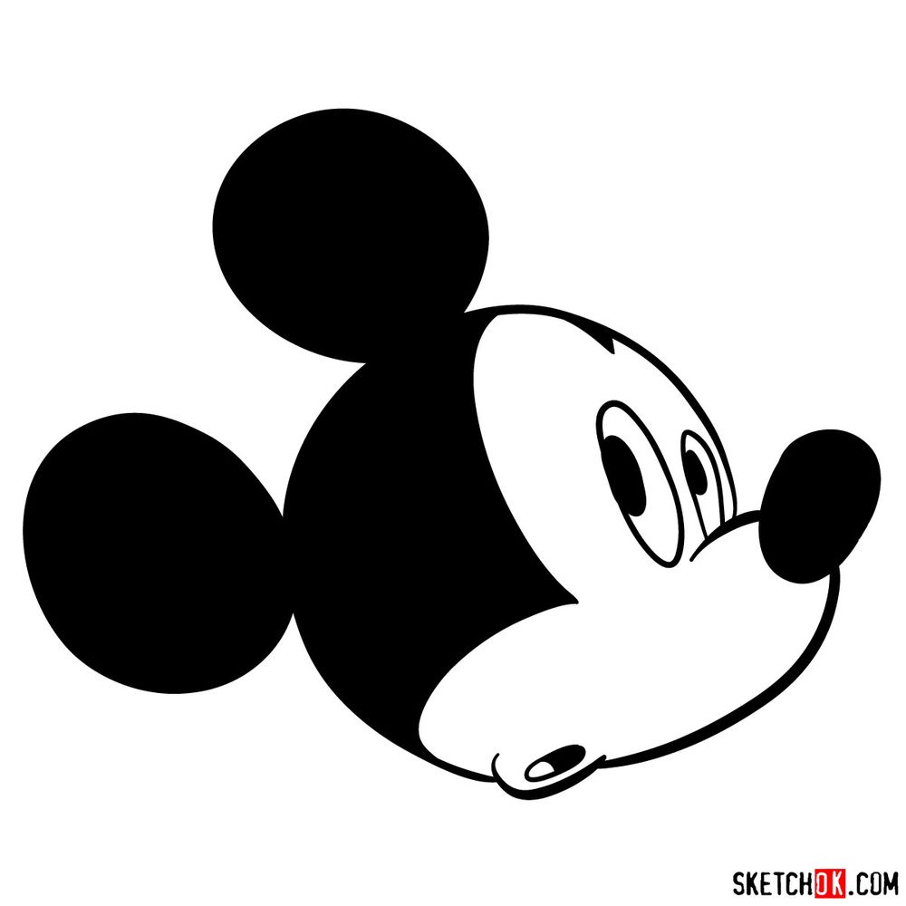 Detail Mickey Mouse Face Image Nomer 21