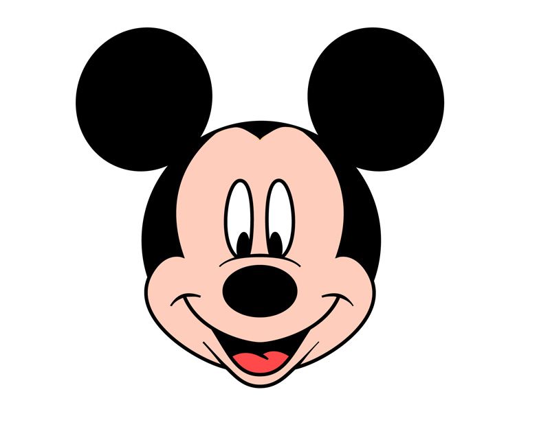 Mickey Mouse Face Images - KibrisPDR