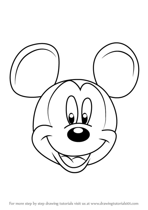 Detail Mickey Mouse Face Images Nomer 42