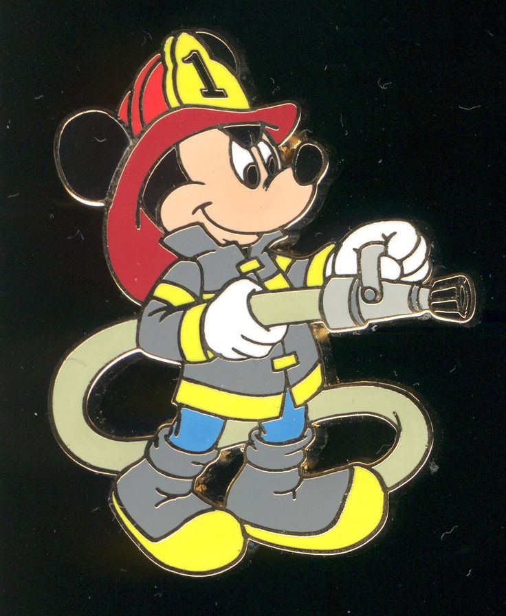 Detail Mickey Mouse Firefighter Print Nomer 21