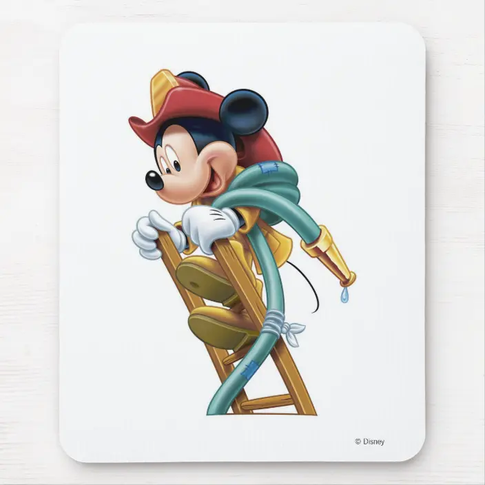 Detail Mickey Mouse Firefighter Print Nomer 26