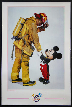 Detail Mickey Mouse Firefighter Print Nomer 8