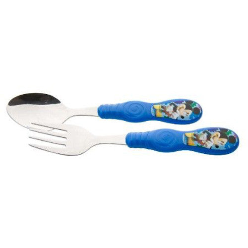 Detail Mickey Mouse Fork And Spoon Nomer 11