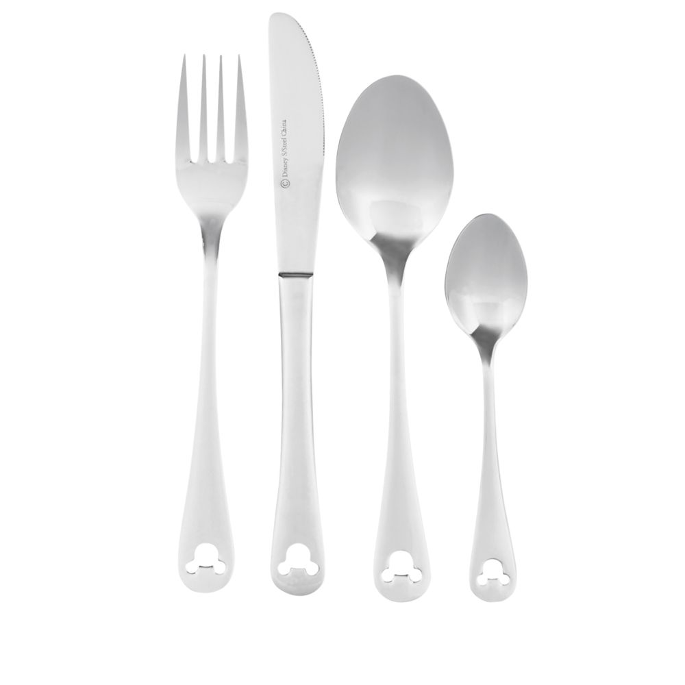 Detail Mickey Mouse Fork And Spoon Nomer 14