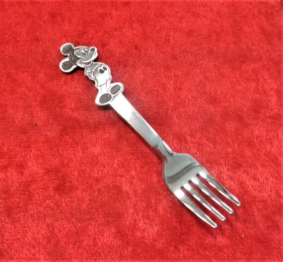 Detail Mickey Mouse Fork And Spoon Nomer 25