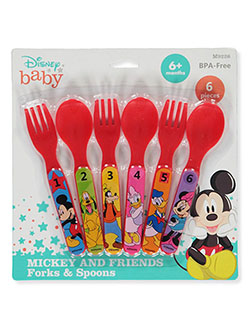 Detail Mickey Mouse Fork And Spoon Nomer 28