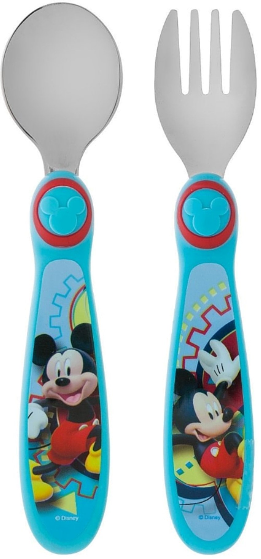 Detail Mickey Mouse Fork And Spoon Nomer 41