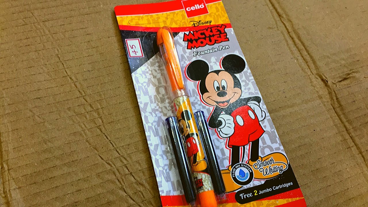 Detail Mickey Mouse Fountain Pen Nomer 39