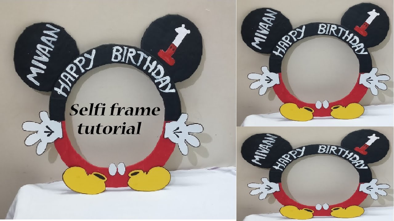 Detail Mickey Mouse Frame For Photo Booth Nomer 12